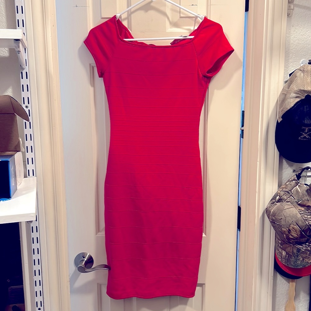 Pink cocktail dress